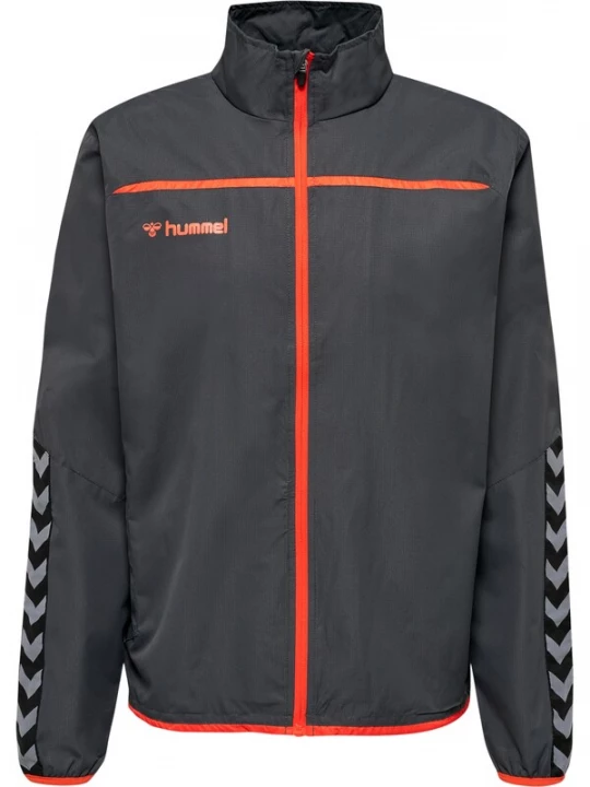 Foto van product Hummel Trainingsjack 'Authentic' grijs / antraciet / oranje / zwart