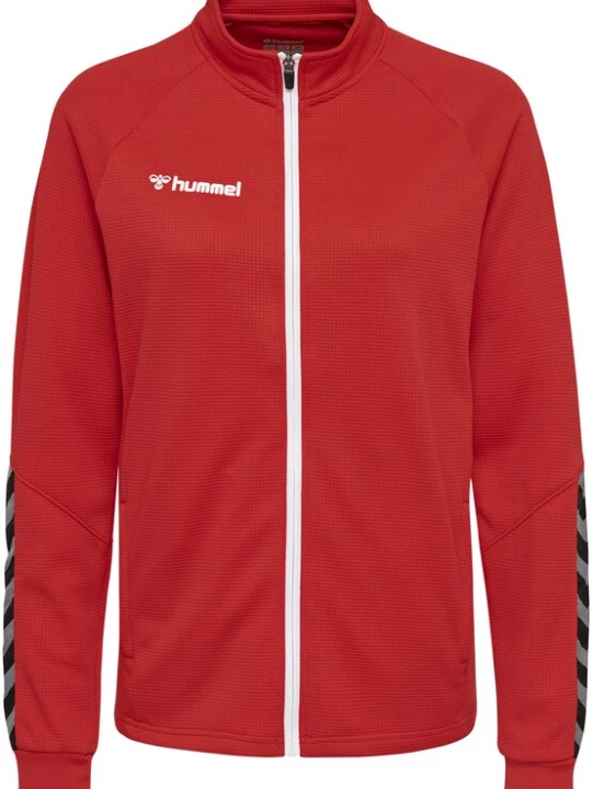 Foto van product Hummel Trainingsjack 'Authentic' grijs / rood / zwart / wit