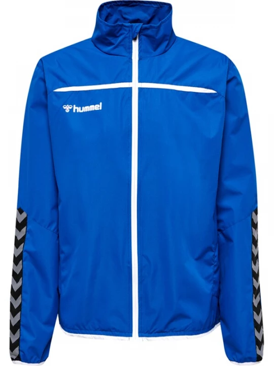 Foto van product Hummel Trainingsjack 'Authentic' royal blue / koningsblauw / grijs / zwart / wit