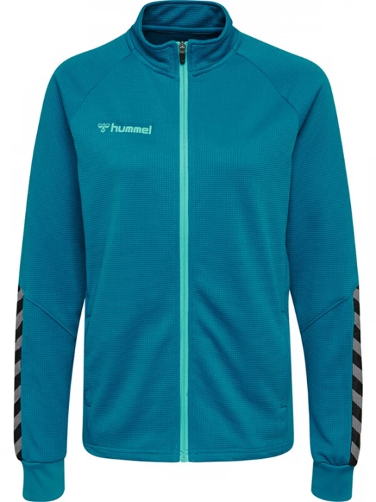 Foto van product Hummel Trainingsjack 'Authentic' turquoise / cyaan blauw / grijs / zwart