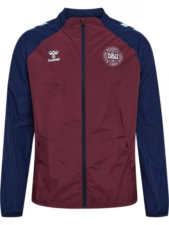 Foto van product Hummel Trainingsjack 'DBU 26 Pro' navy / pastelblauw / bourgogne / wit