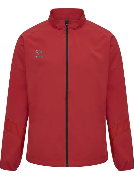Foto van product Hummel Trainingsjack 'Lead' donkergrijs / donkerrood / zwart