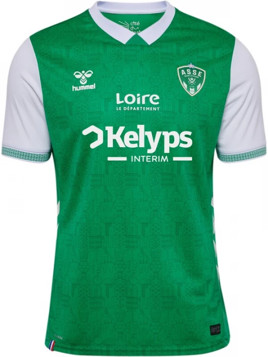 Foto van product Hummel Tricot 'AS Saint-Étienne' grasgroen / wit