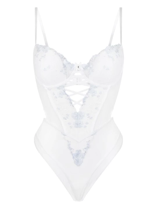 Foto van product Hunkemöller Body 'Peonie' wit
