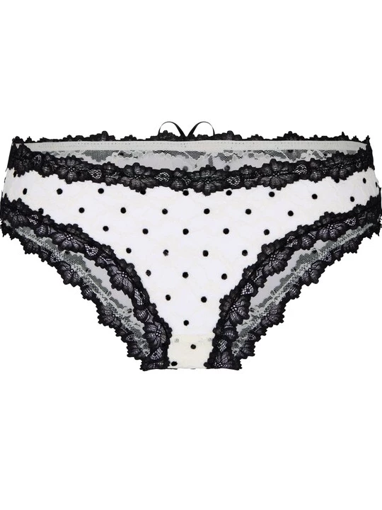 Foto van product Hunkemöller Broekje 'Dolly' zwart / wit