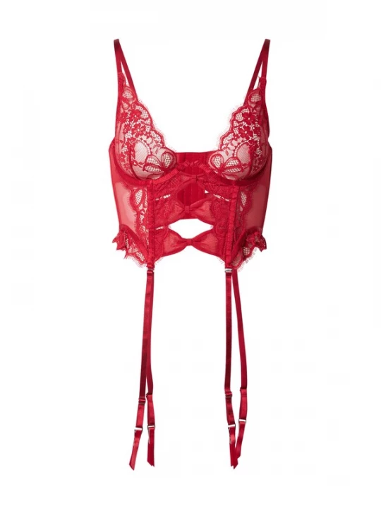 Foto van product Hunkemöller Korset 'Marianna' knalrood