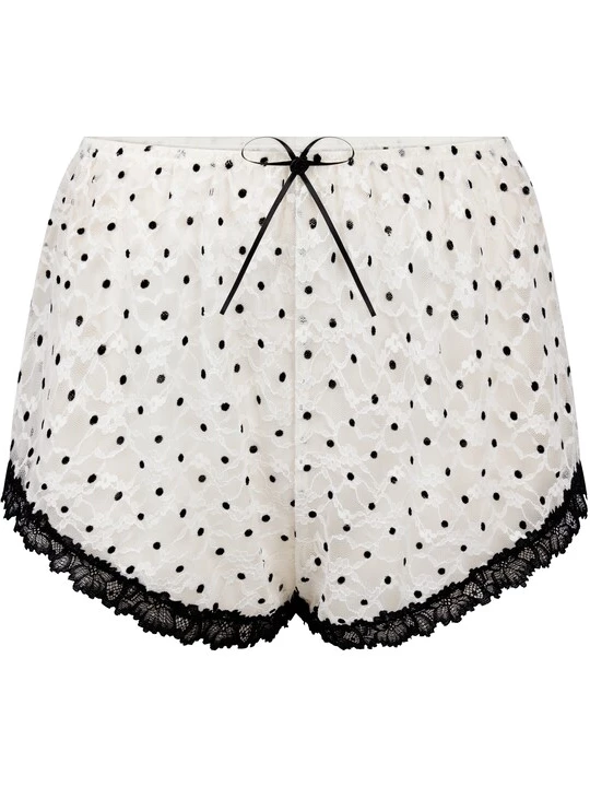 Foto van product Hunkemöller Korte pyjama 'Dolly' zwart / wit