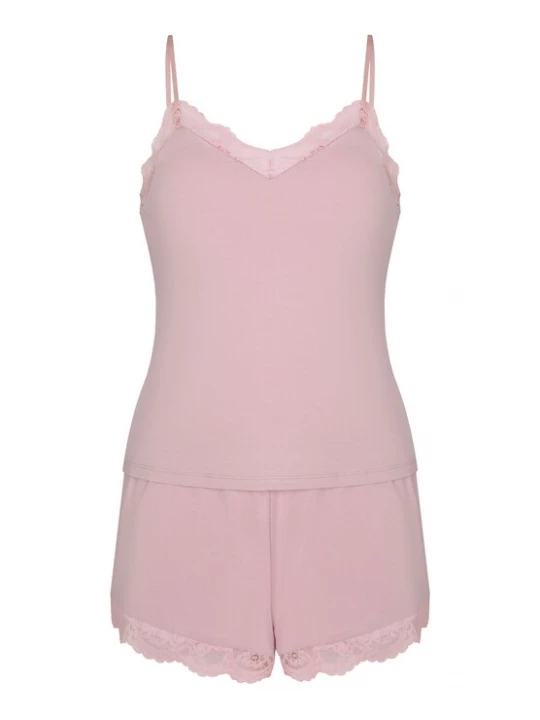 Foto van product Hunkemöller Korte pyjama 'Nana' rosa