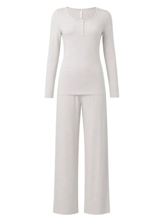 Foto van product Hunkemöller Pyjama greige / wit