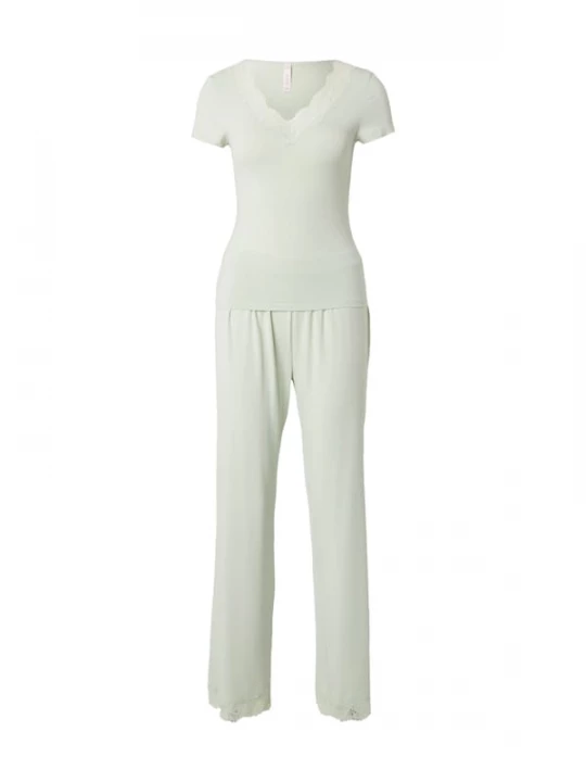 Foto van product Hunkemöller Pyjama 'Nana' pastelgroen