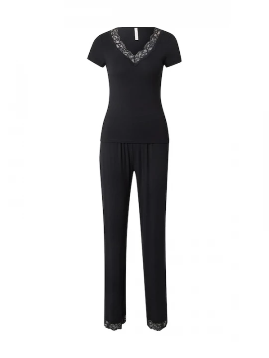 Foto van product Hunkemöller Pyjama 'Nana' zwart