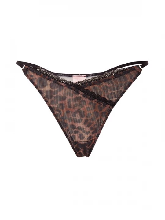 Foto van product Hunkemöller String 'Ella' bruin / zwart