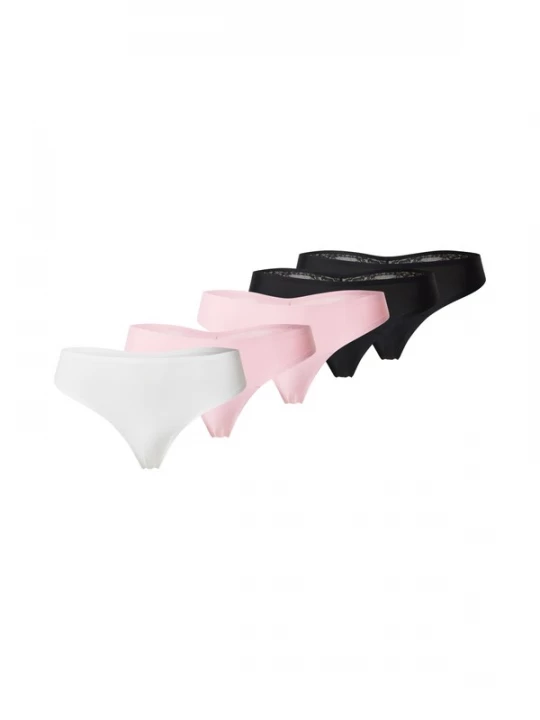 Foto van product Hunkemöller String lichtroze / zwart / wit