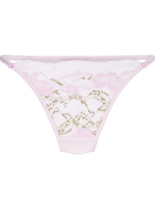 Foto van product Hunkemöller String olijfgroen / lichtroze