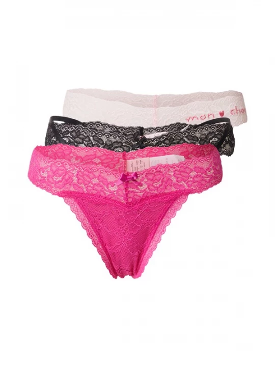 Foto van product Hunkemöller String rosa / lichtroze / zwart