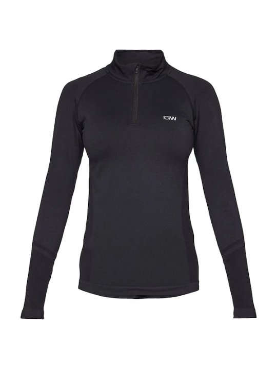 Foto van product ICANIWILL Functioneel shirt 'Define' zwart / wit