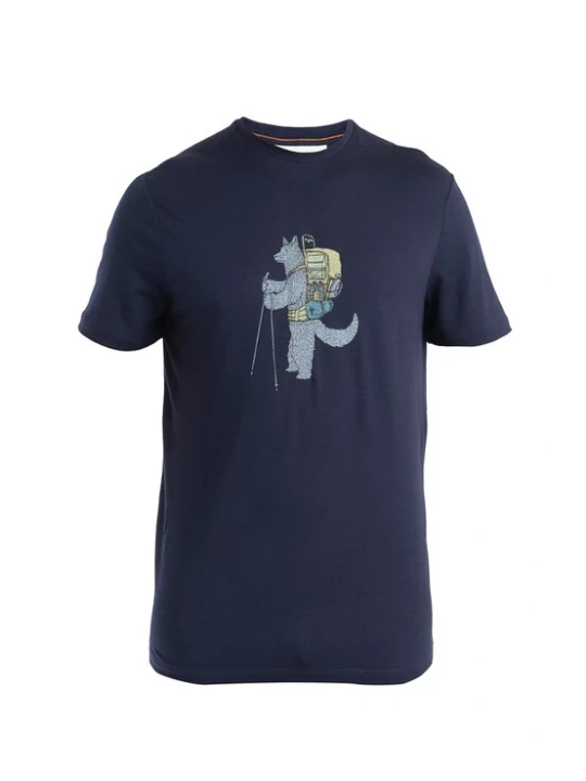 Foto van product ICEBREAKER Functioneel shirt '150 Tech Lite III' blauw / marine / pastelblauw / geel / zwart