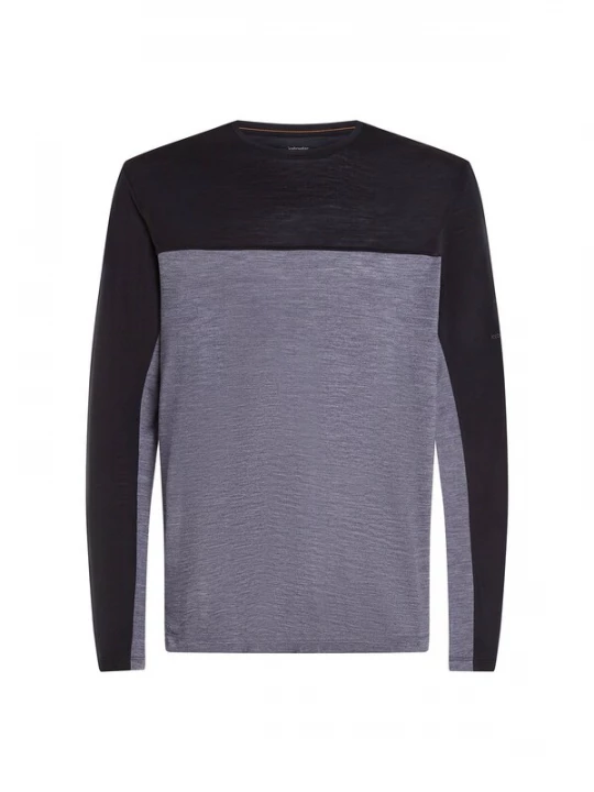 Foto van product ICEBREAKER Functioneel shirt grijs gemêleerd / zwart