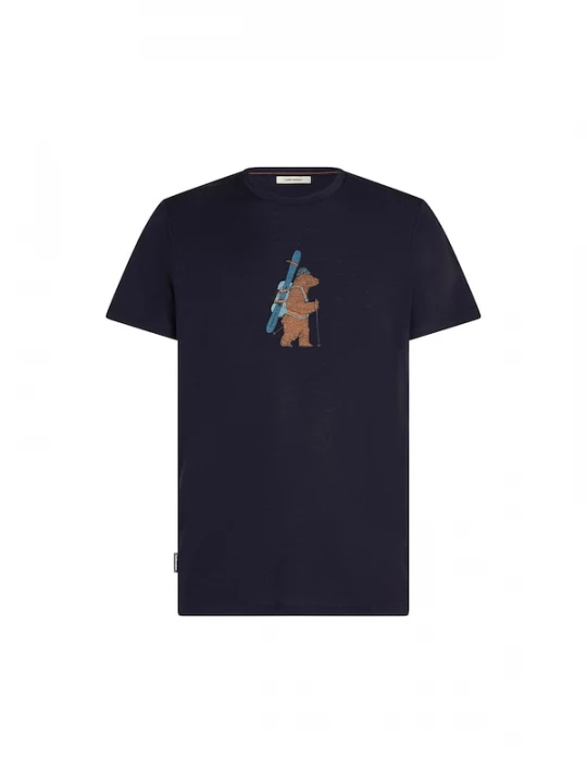 Foto van product ICEBREAKER Functioneel shirt 'Tech Lite' navy / oranje
