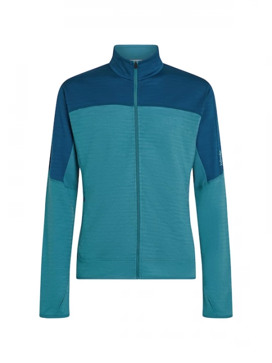 Foto van product ICEBREAKER Funktionele fleece-jas cyaan blauw / donkerblauw