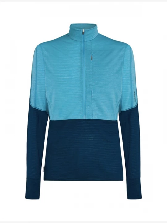 Foto van product ICEBREAKER Sweatshirt navy / lichtblauw