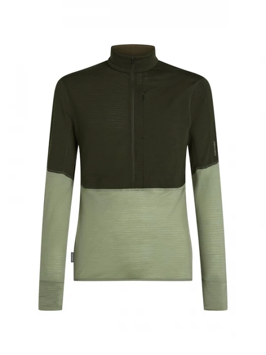 Foto van product ICEBREAKER Sweatshirt olijfgroen / pastelgroen