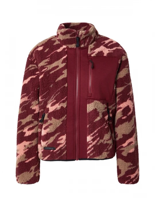 Foto van product ICEPEAK Functionele fleece jas 'AMORY' donkerbeige / rosa / bordeaux