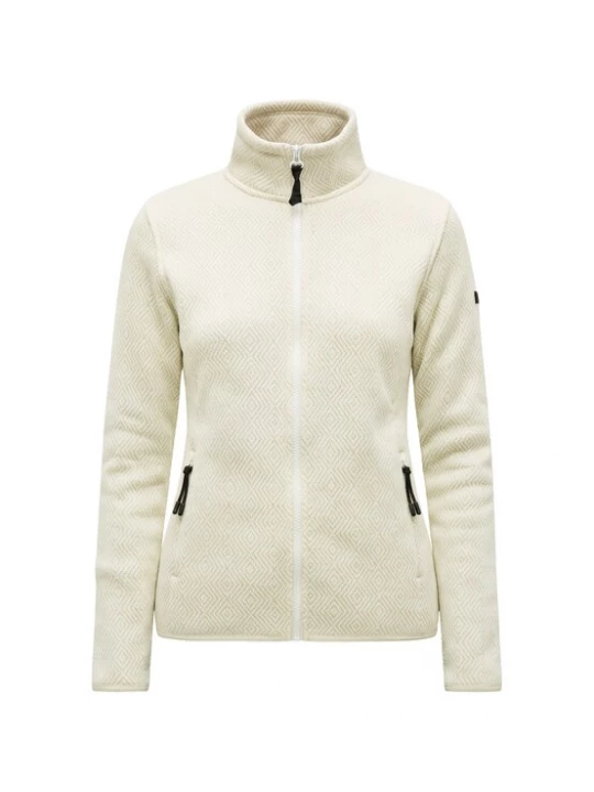 Foto van product ICEPEAK Functionele fleece jas 'AULTI' sand / wit