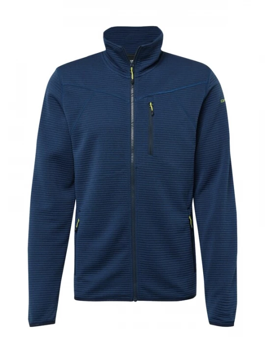 Foto van product ICEPEAK Funktionele fleece-jas 'BERTHOLD' donkerblauw / geel