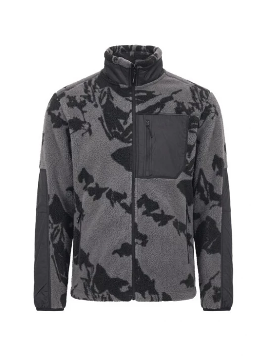 Foto van product ICEPEAK Funktionele fleece-jas 'MODESTO' grijs / donkergrijs / zwart