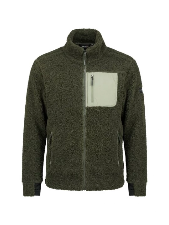 Foto van product ICEPEAK Funktionele fleece-jas 'MOHAWK' spar / pastelgroen