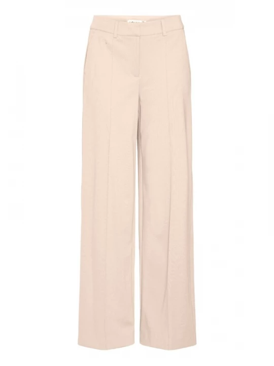 Foto van product ICHI Bandplooibroek 'IHKate' beige