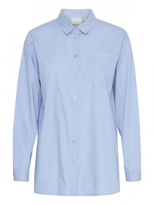 Foto van product ICHI Blouse 'GESTA' lichtblauw