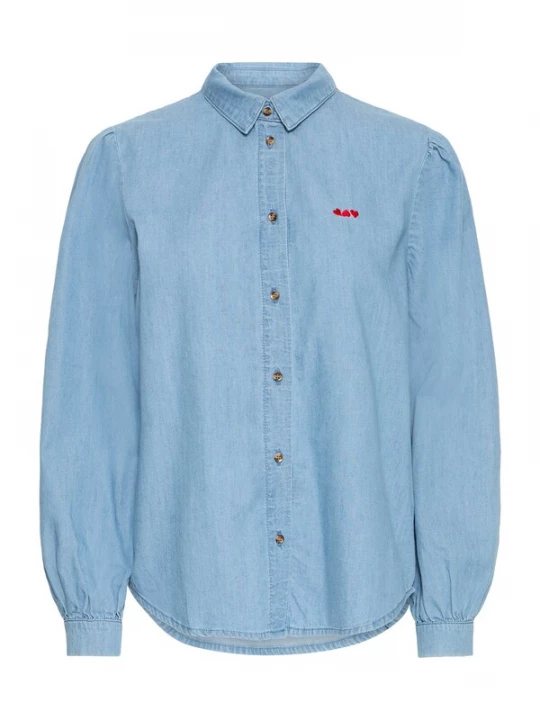 Foto van product ICHI Blouse 'IHBARCY' lichtblauw