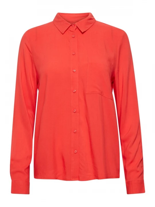 Foto van product ICHI Blouse 'IHMain' bloedrood