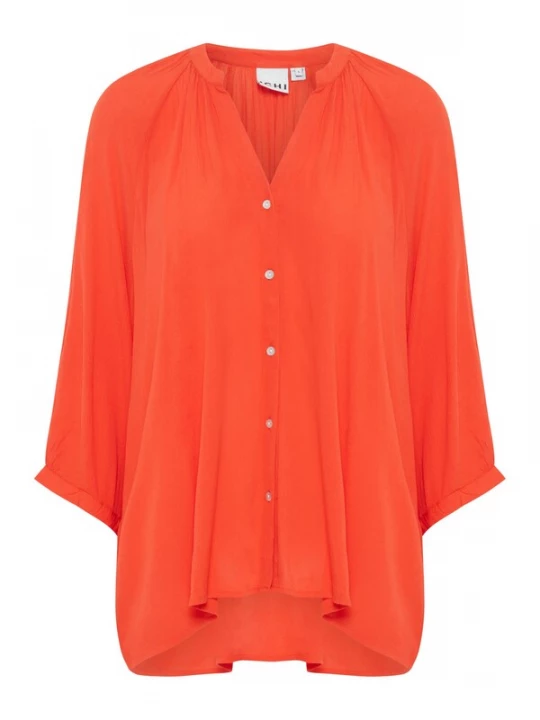 Foto van product ICHI Blouse 'IHMarrakech' oranjerood