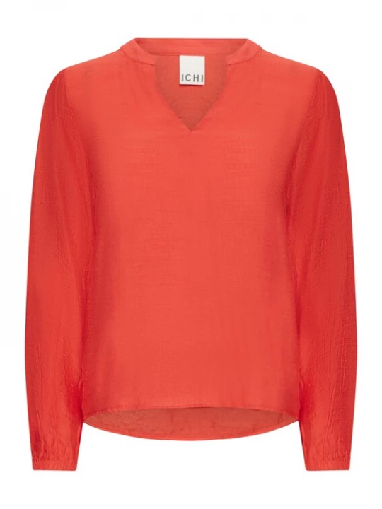 Foto van product ICHI Blouse 'IHSabella' oranjerood
