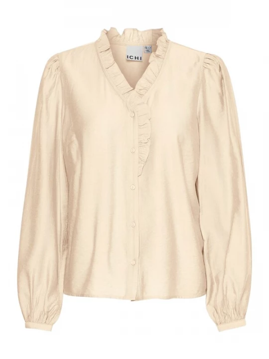 Foto van product ICHI Blouse 'Laya' beige