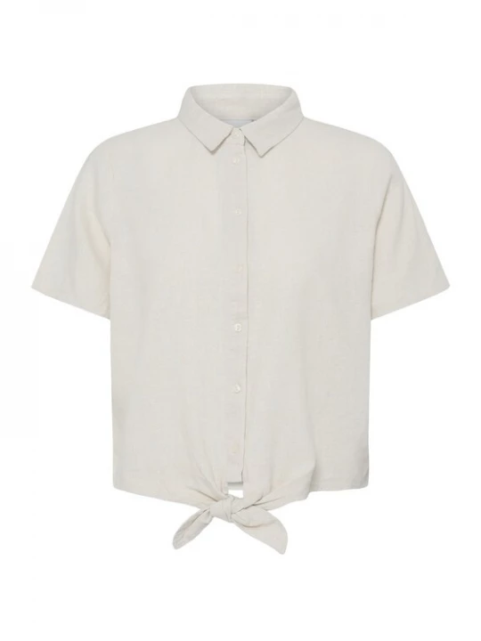 Foto van product ICHI Blouse 'LINNO' taupe