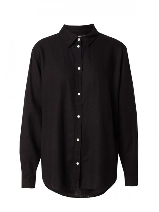 Foto van product ICHI Blouse 'Linno' zwart