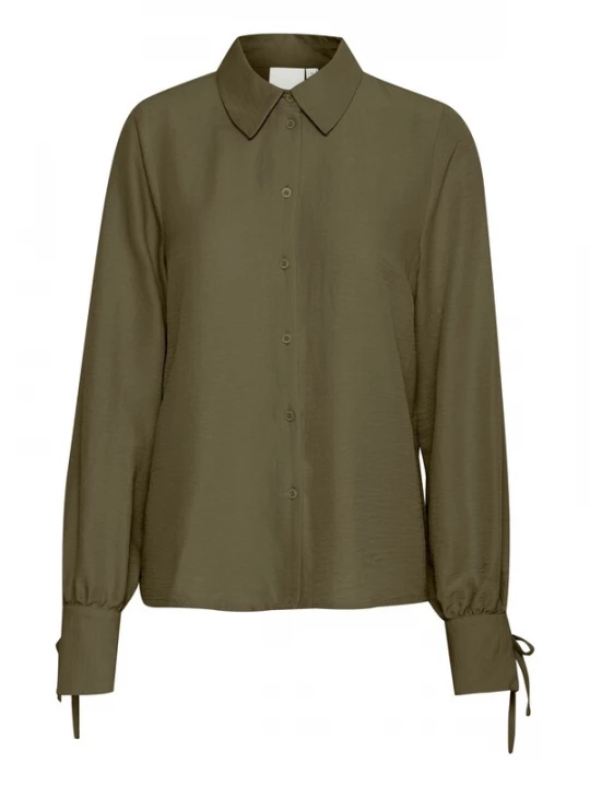 Foto van product ICHI Blouse 'NAIMA' kaki