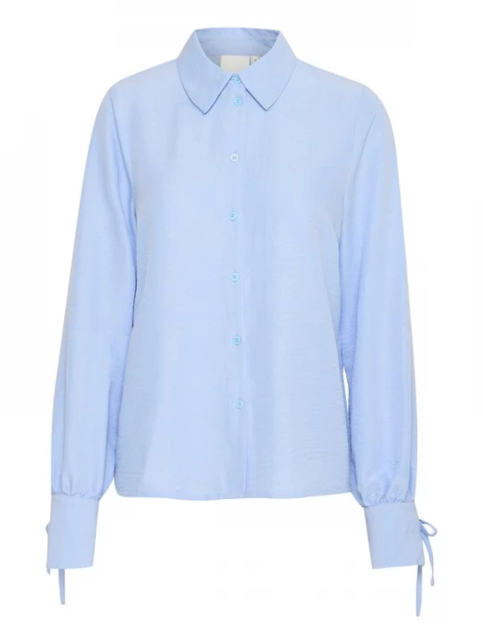 Foto van product ICHI Blouse 'NAIMA' lichtblauw