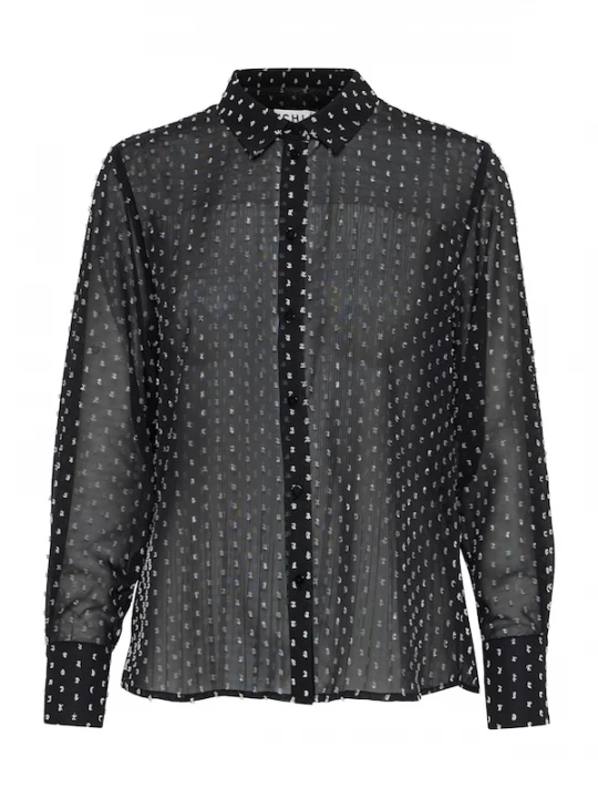 Foto van product ICHI Blouse 'NELLA' zwart