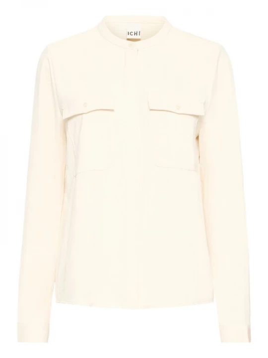 Foto van product ICHI Blouse 'SOFFIE' eierschaal