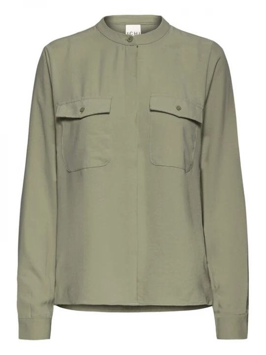 Foto van product ICHI Blouse 'SOFFIE' kaki