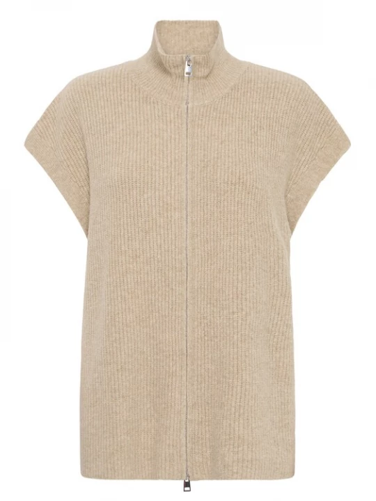 Foto van product ICHI Bodywarmer 'IHDucie' beige gemêleerd
