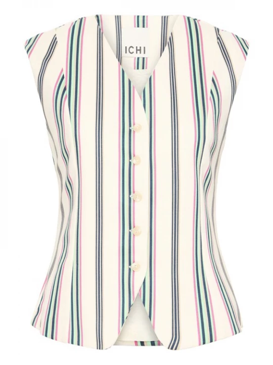 Foto van product ICHI Bodywarmer 'KATE' gemengde kleuren