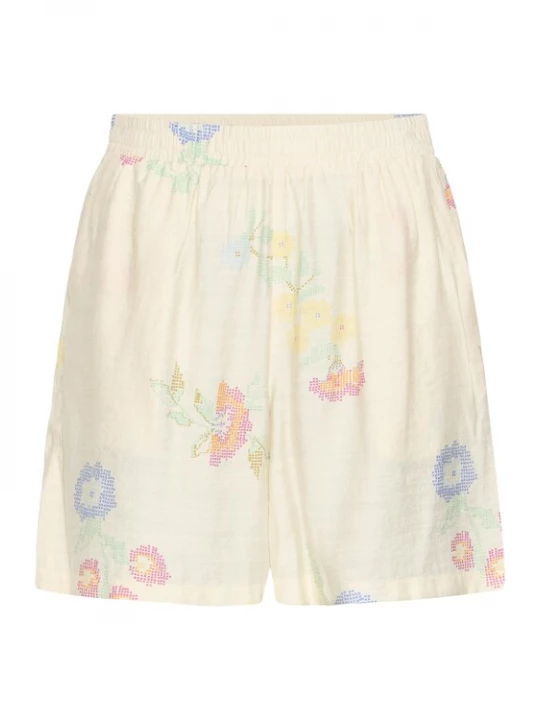 Foto van product ICHI Broek 'GINNI SHO' beige / gemengde kleuren
