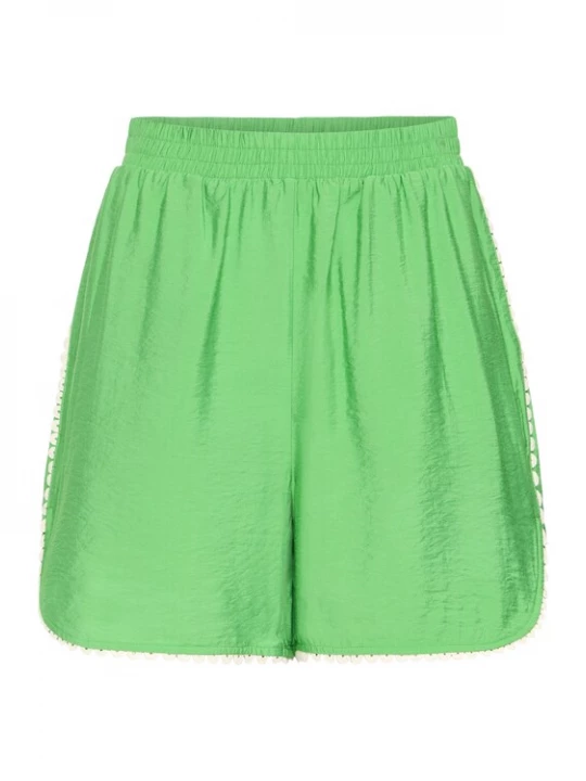 Foto van product ICHI Broek 'IHLeni' grasgroen / wit