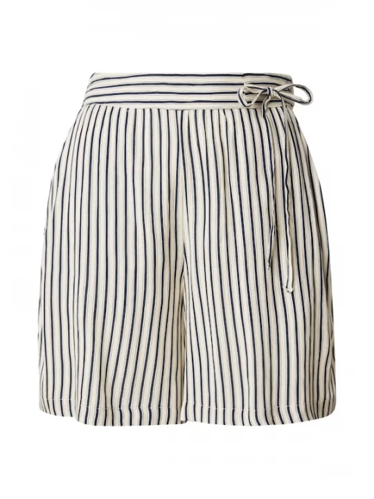 Foto van product ICHI Broek 'IHMARRAKECH' navy / wolwit